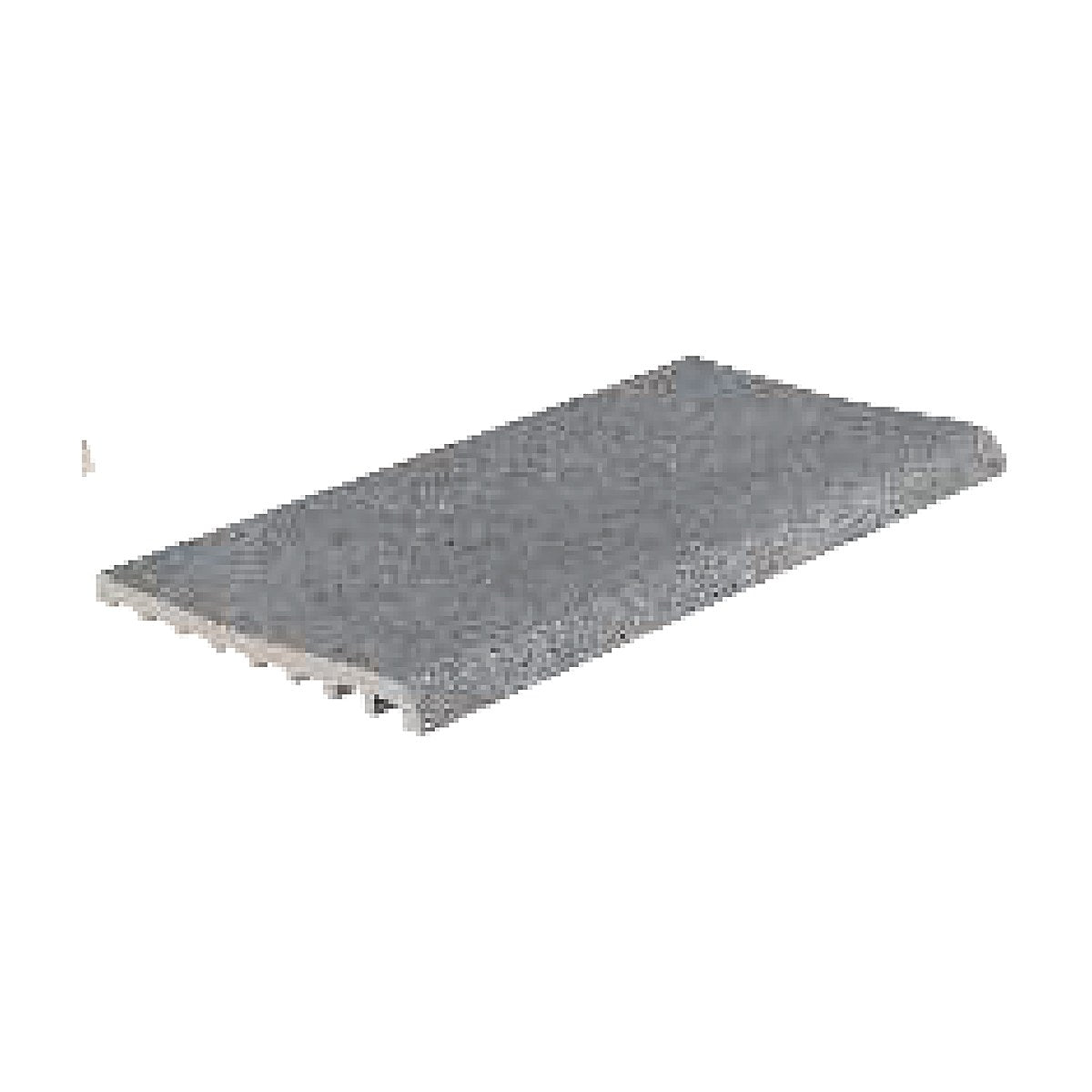 Cement Grey porcelain flat pool coping, 10x20 in.