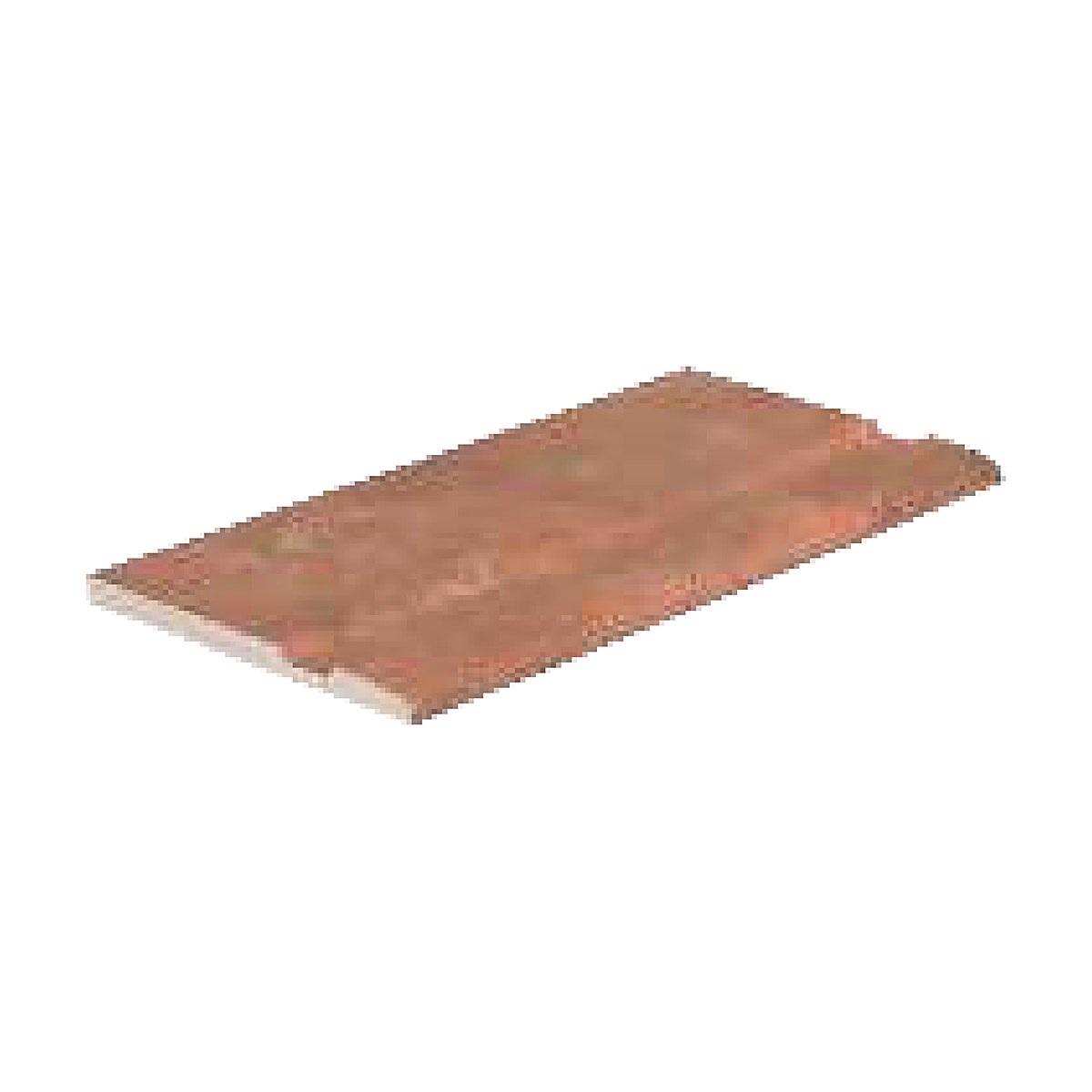 Cotto porcelain bullnose pool coping