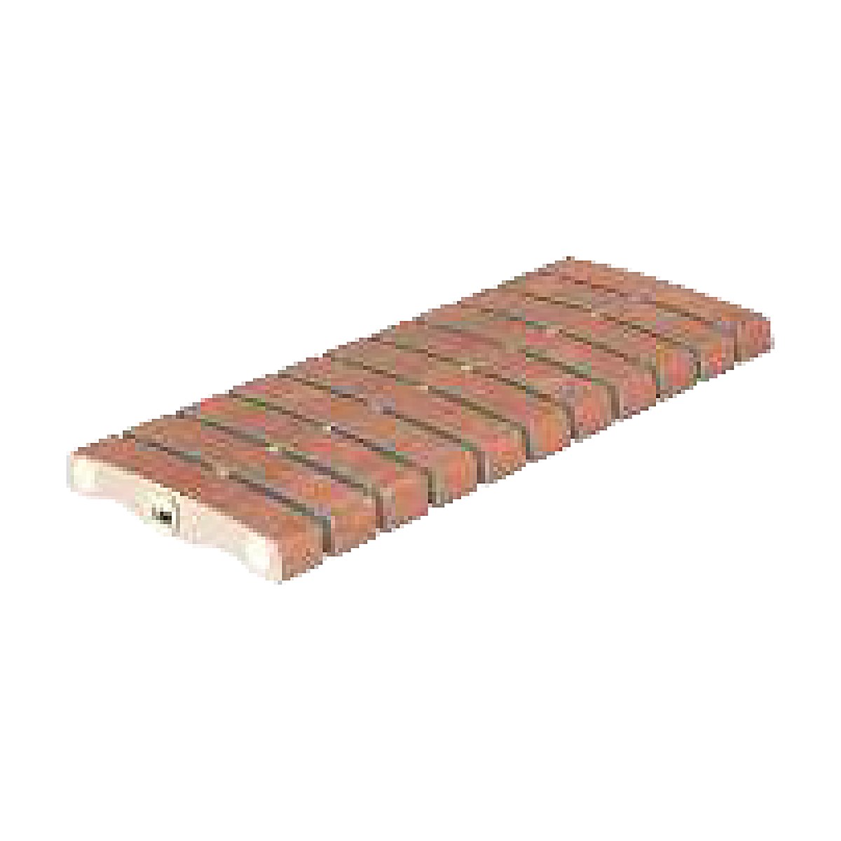 Cotto porcelain flexible gutter grate for perimeter overflow pools