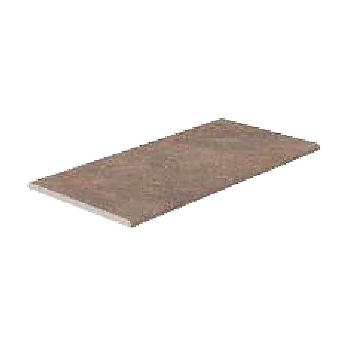 Natural Mocha porcelain slot overflow pool coping, 13x26 in.
