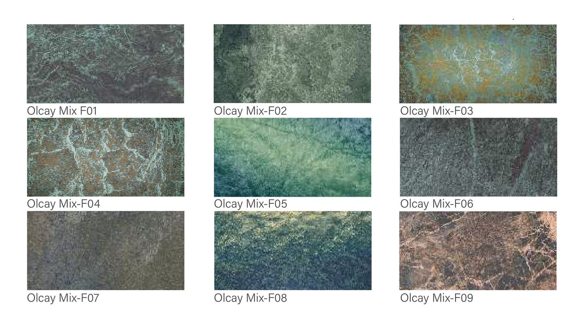 SeraPool Natural Olcay Mix porcelain pool tile, all nine faces shipped mixed for random installation