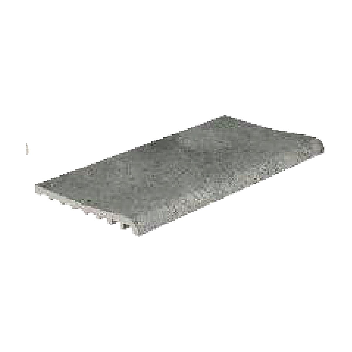 Pool Garden Grey porcelain flat pool coping, 10x20 in.