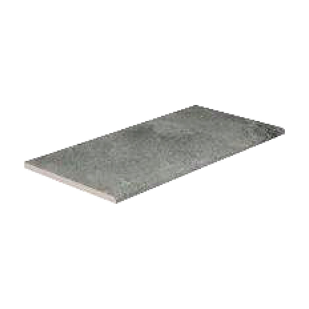 Pool Garden Grey porcelain slot overflow edge tile, 13x26 in.