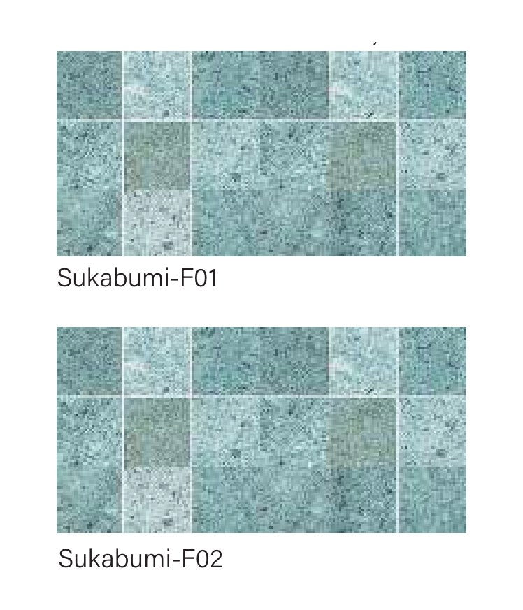 SeraPool Natural Sukabumi porcelain pool tile, both faces shipped mixed for random installation