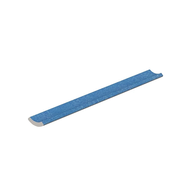 SeraPool Relax Blue concave porcelain trim for pool and spa transitions