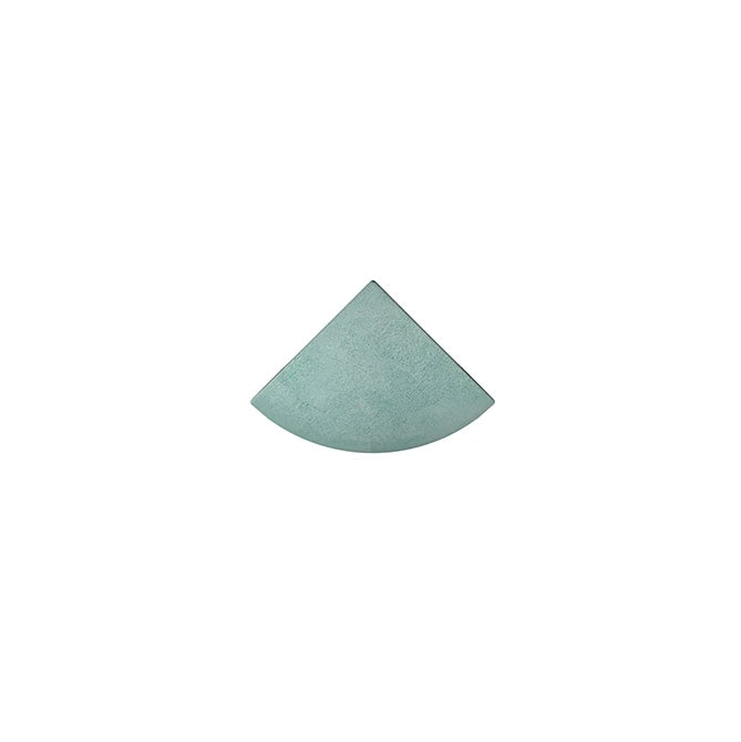 SeraPool Relax Green convex outside corner porcelain pool trim
