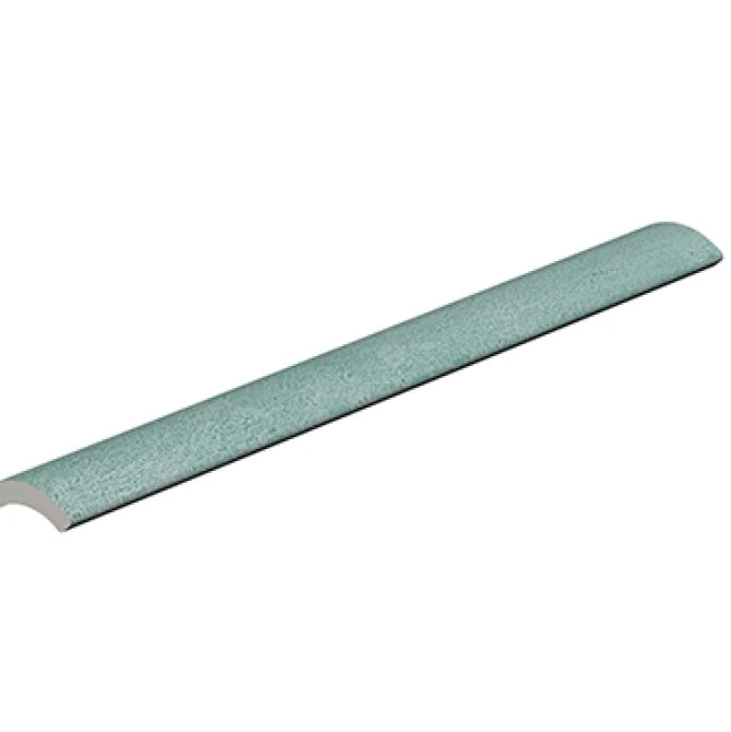 SeraPool Relax Green convex porcelain trim for pool and spa transitions