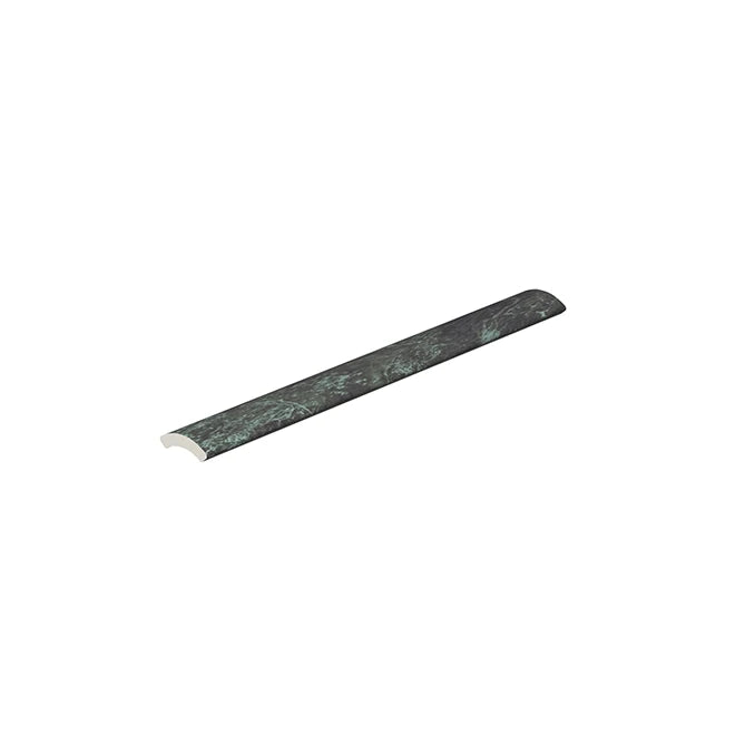 SeraPool Relax Oasis Green convex porcelain trim for pool and spa transitions