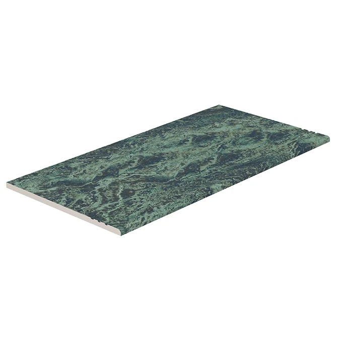 SeraPool Relax Oasis Green anti-slip porcelain stair tread for pool steps