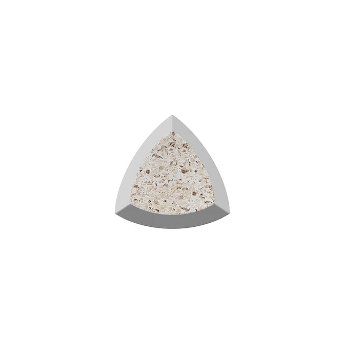 SeraPool Relax Pebble Sand Beige porcelain inner corner piece for finished 90-degree pool interior transitions.