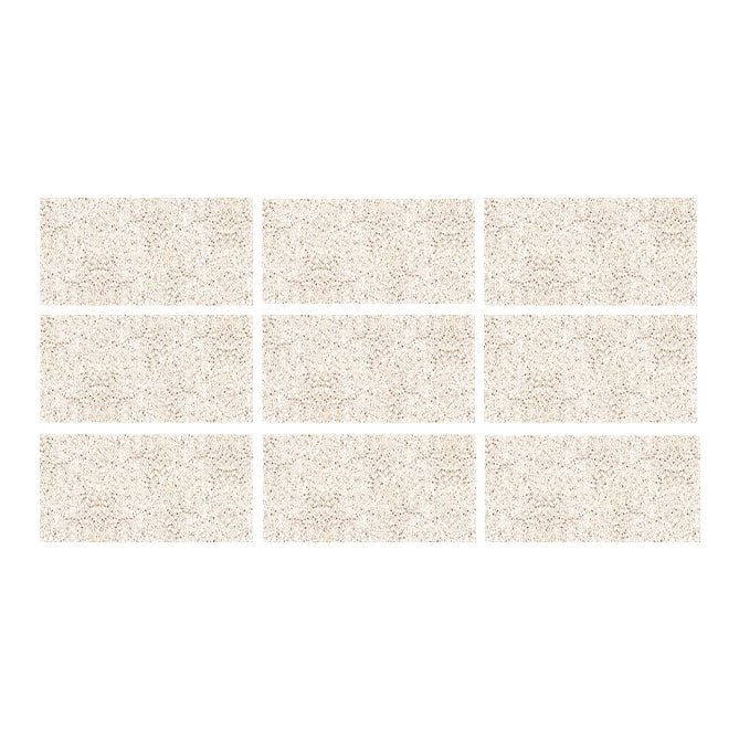 SeraPool Relax Pebble Sand Beige porcelain pool tile showing nine face variations with a speckled stone-look texture.