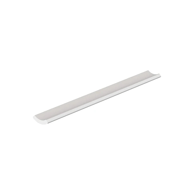 SeraPool Relax White porcelain concave trim for smooth swimming pool wall and floor junctions.