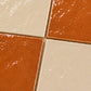 Close-up detail of Solenne Checkerboard Zellige Tile highlighting handmade texture, glaze variation, and artisan craftsmanship.