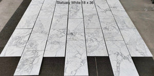 statuary white marble tile