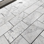 Statuary White Marble, Commercial and Residential Interior, Indoor, Shower, Countertop, Backsplash, Bathroom, Kitchen Tile