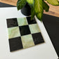 Green Onyx Nero Marquina Checkerboard Tiles Polished or Honed