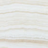 Vanilla Onyx Vein- Cut Stone Tile in polished finish with creamy white tones and subtle veining.